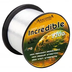 Angelschnur Incredible Line (translucent white, 5.000 m), Translucent White, Ø mm: 0,33 / 5.000 m