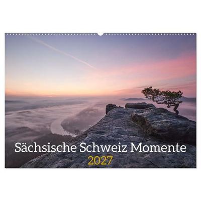 Sächsische Schweiz Momente 2027 (Wandkalender 2027 DIN A2 quer), CALVENDO Monatskalender