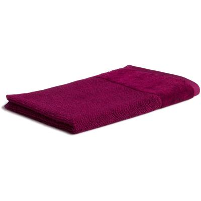 Gästehandtuch MÖVE "Bamboo Luxe", blau (iris), B:30cm L:50cm, Walkfrottier, Obermaterial: 60% Baumwolle, 40% Viskose, Handtücher, besonders weich & voluminös