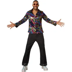 tectake® Herrenkostüm Disco King
