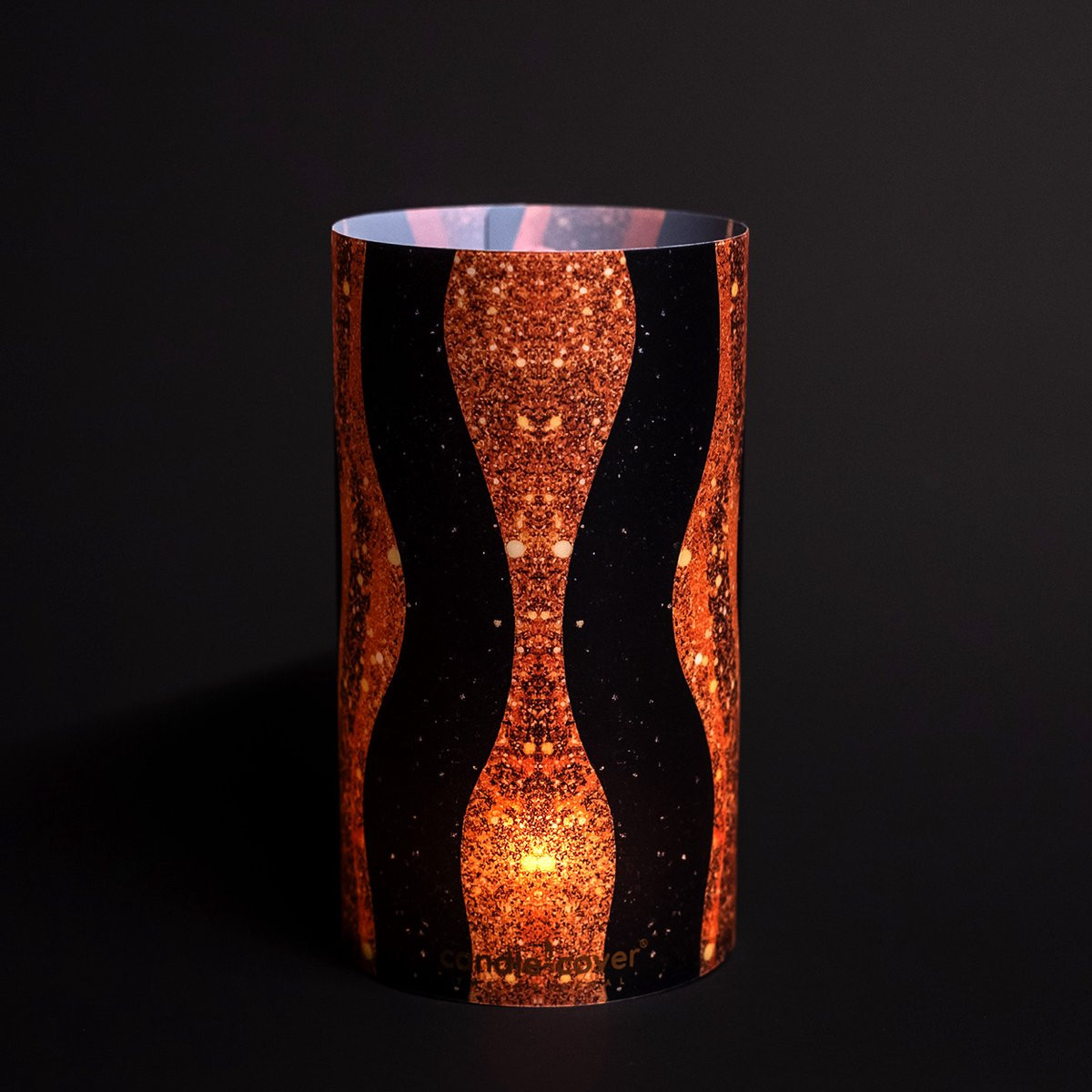 Candle-Cover Weave windlicht voor theelicht en waxinelicht, Diameter: 9 cm, Hoogte: 16 cm