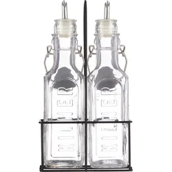Kilner Öl- und Essigspender 2 x 300 ml auf Ständer 3 El.