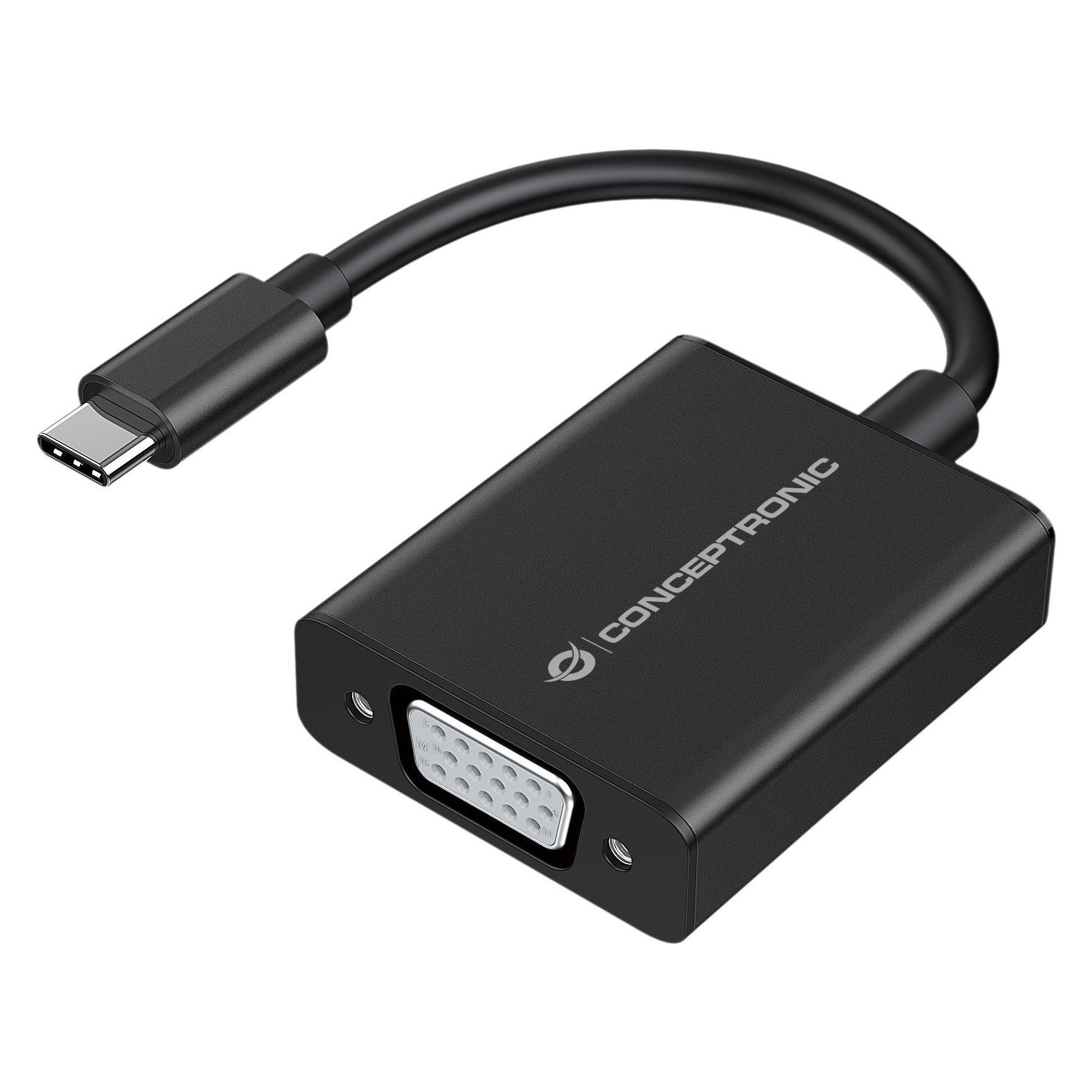 Conceptronic Adapter VGA -> USB-C 1080P60Hz (ABBY05B)