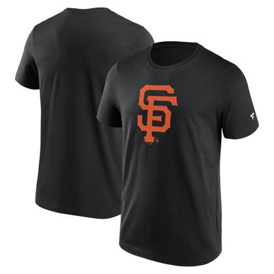 T-Shirt FANATICS "Fanatics Shirt San Francisco Giants Primary Logo", Damen, Gr. S, schwarz, 100% Baumwolle, Shirts T-Shirt