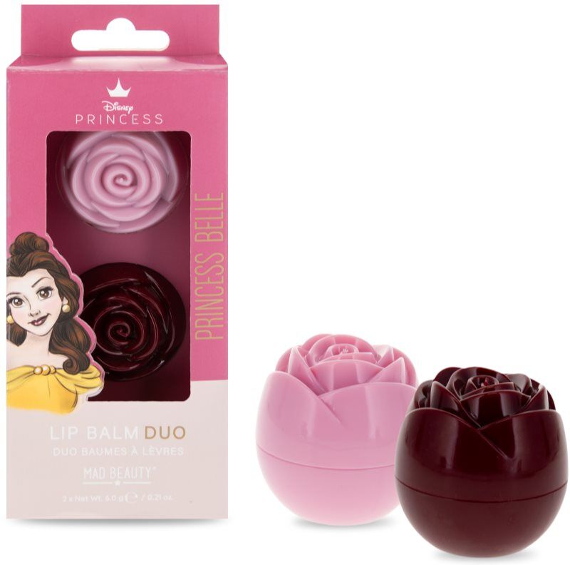Mad Beauty Disney Princess Belle lip balm 2x6 g