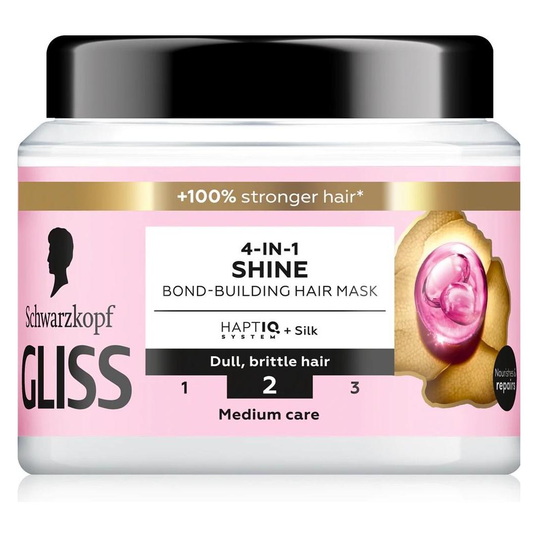 Schwarzkopf Gliss Trt Aqua Revive Strengthening Hair Mask 4In1 Shine 400Ml (400 ml) (43821871)