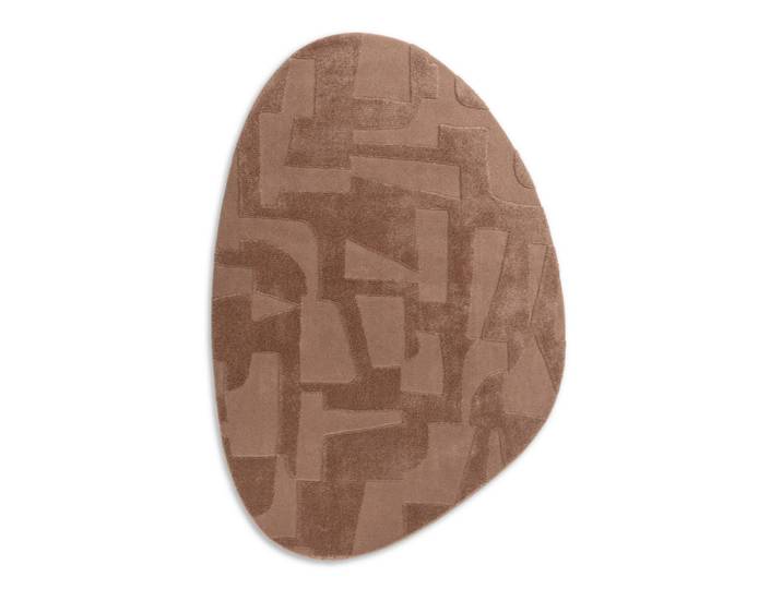Schöner Wohnen Webteppich Blaze, Braun, oval, 160x230 cm, Teppiche und Böden, Teppiche, Moderne Teppiche