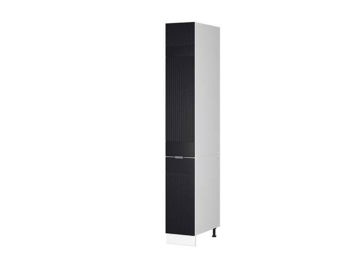 Meuble haute de cuisine Fame-Line 30cm Noir rayé/Blanc Vicco 50733
