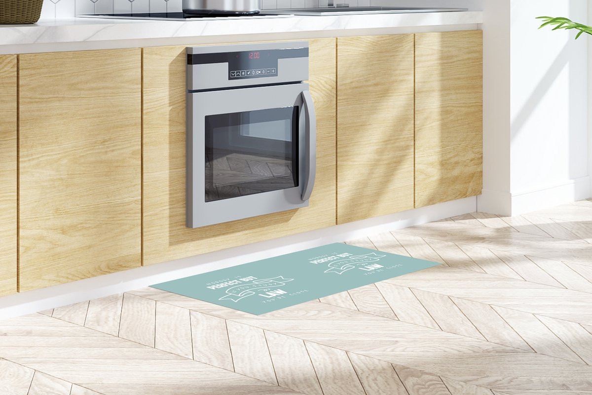 KitchenYeah Keukenloper Vinyl met Quotes Studeren en Rechten - 120 x 50 cm