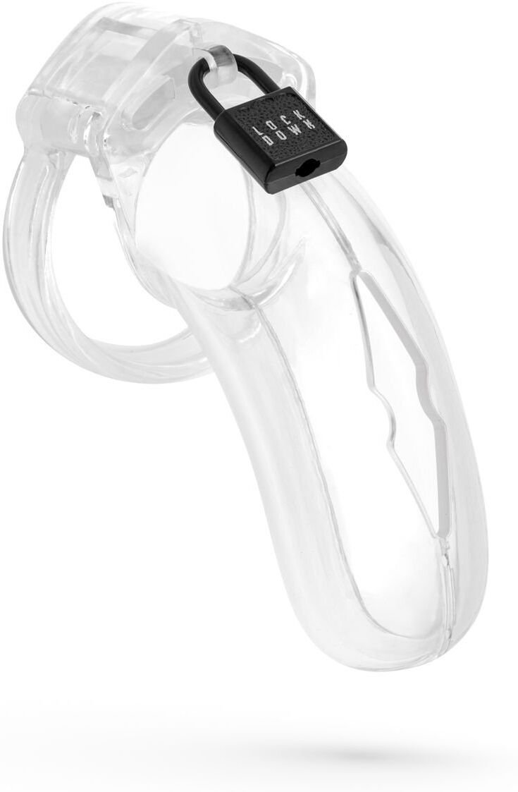 Cage de chasteté Lockdown transparente - Grande