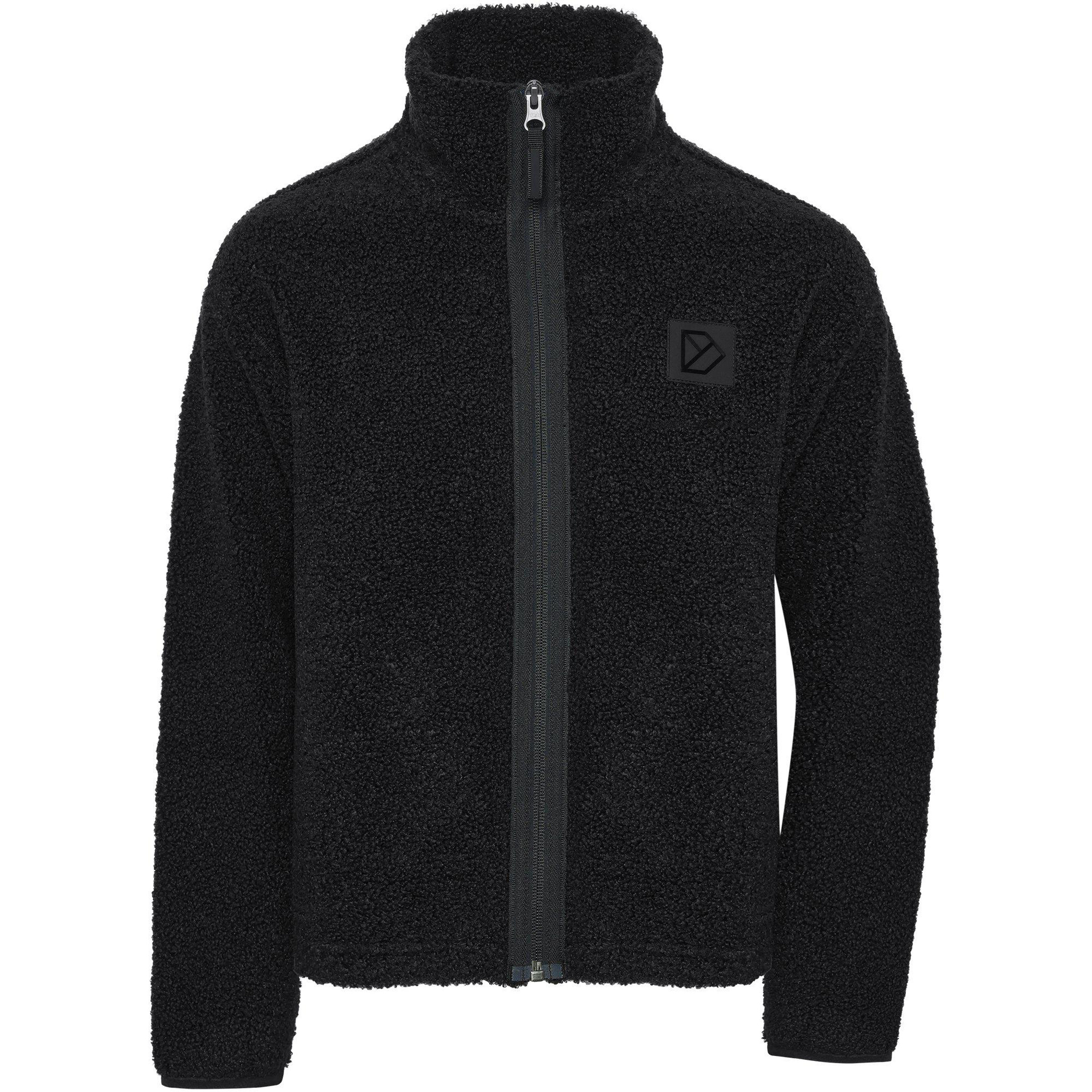 Didriksons Zir 2 Kinder Fleecejacke schwarz Größe 130 Lifestyle Elastisch
