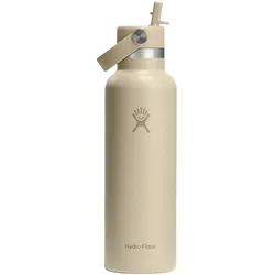HydroFlask Trinkflasche mit Strohhalm 621ml, beige