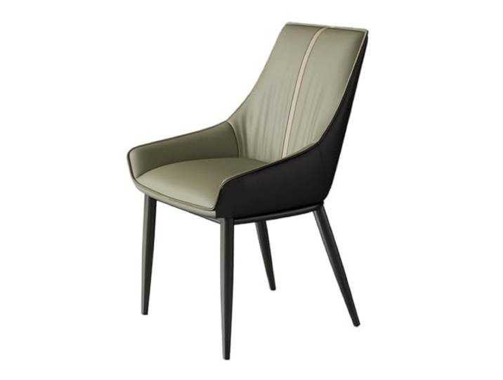 Xumh2024-3 Küchenstuhl Moderne Esszimmerstühle, Bequeme mit dicken Kissen, Mid Century Modern Küchenstühle(Green)