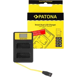PATONA Smart Dual LCD USB Ladegerät für Nikon EN-EL14