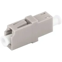 LWL-Verbinder Simplex LC-LC OM1/OM2 beige