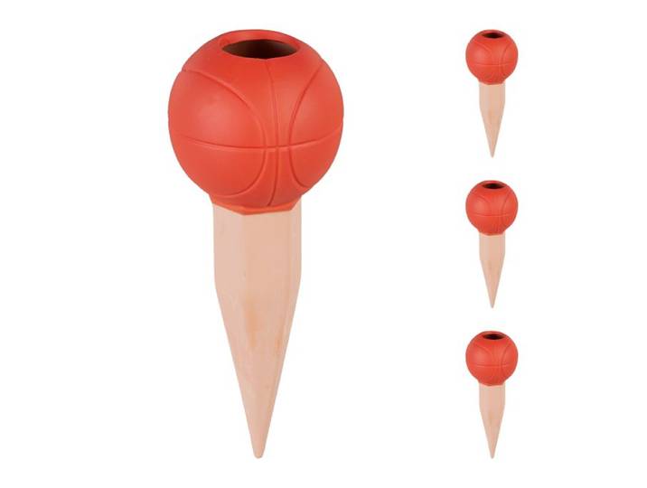 Relaxdays Tonkegel Basketball 4er Set