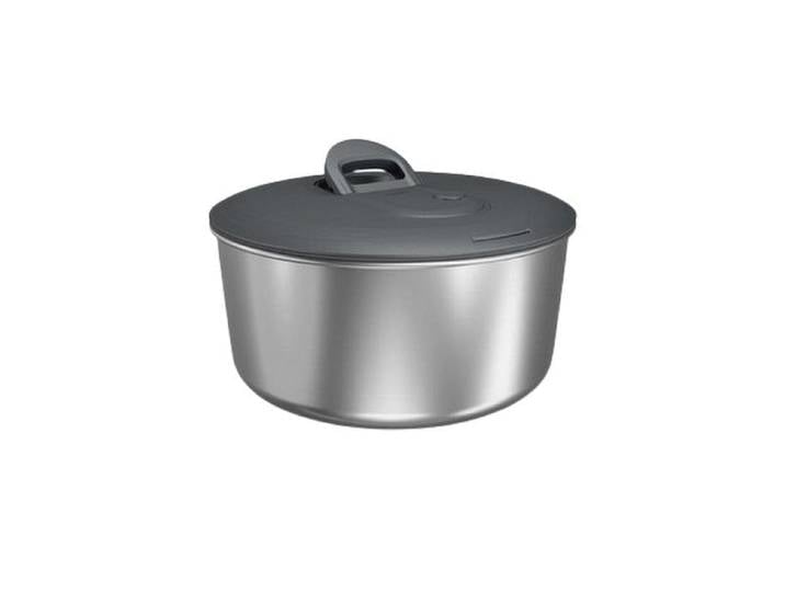 Salatschleuder ZYLISS Easy Spin L , silber (grau), Ø:27cm, Edelstahl, Salatschleudern, Salatschleuder