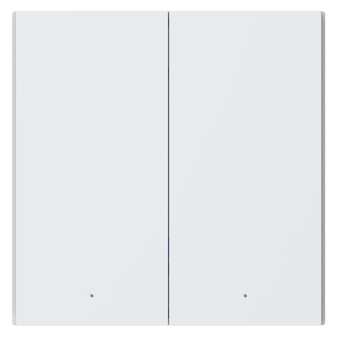 Aqara Smart Wall Switch H1 Weiss With Neutral, Double Rocker (Zigbee) (WS-EUK04)