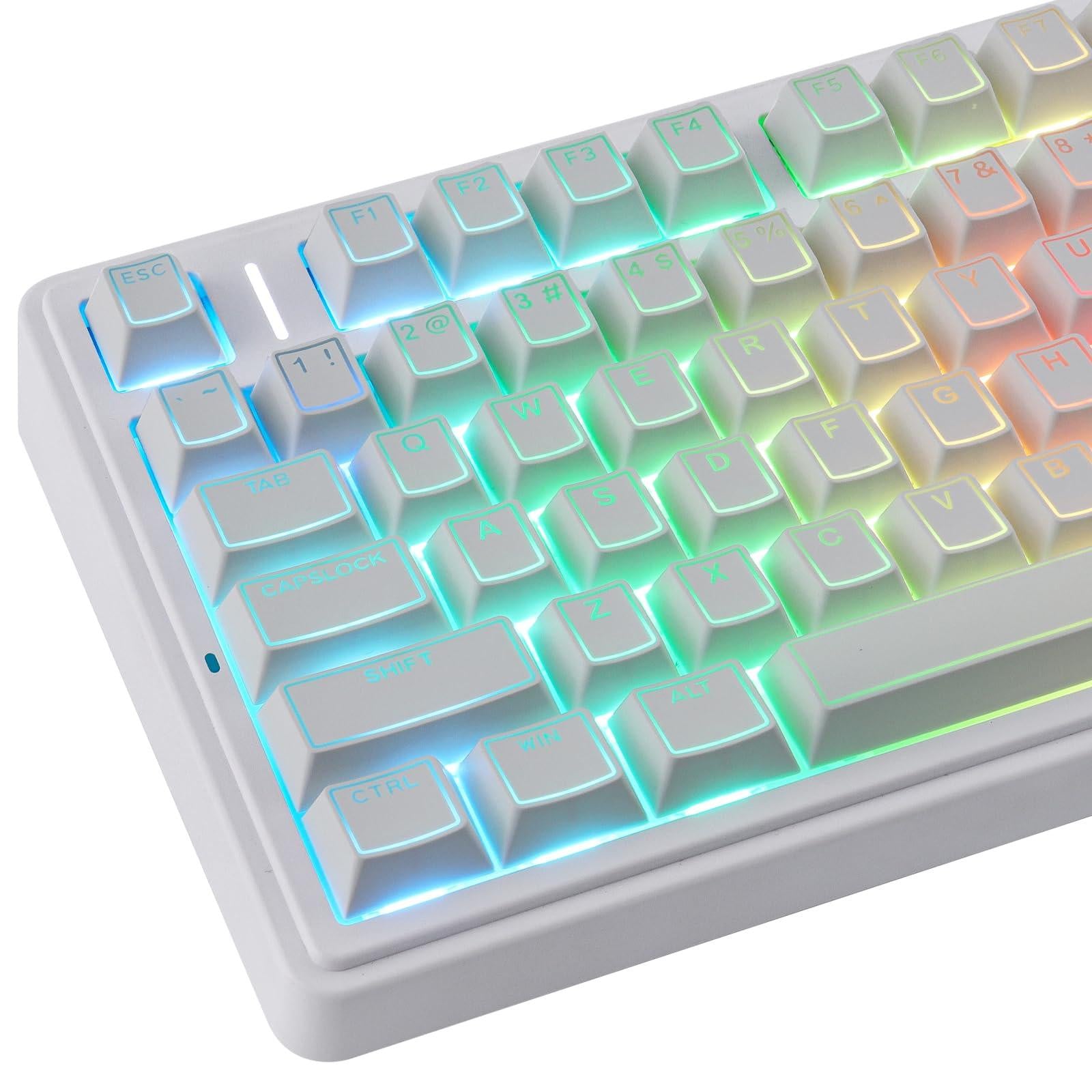 Selius PBT Toetsdoppen, 142 Toetsen, Wit, Shine Through