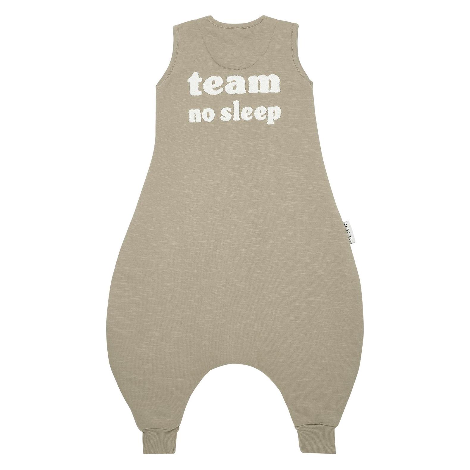 Meyco Slub mit Team no sleep Applikation baby winter schlafoverall jumper (Winter, 80 x 50 cm) (48062882)
