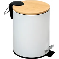 Kesper Kosmetikeimer Bambus weiß 3l