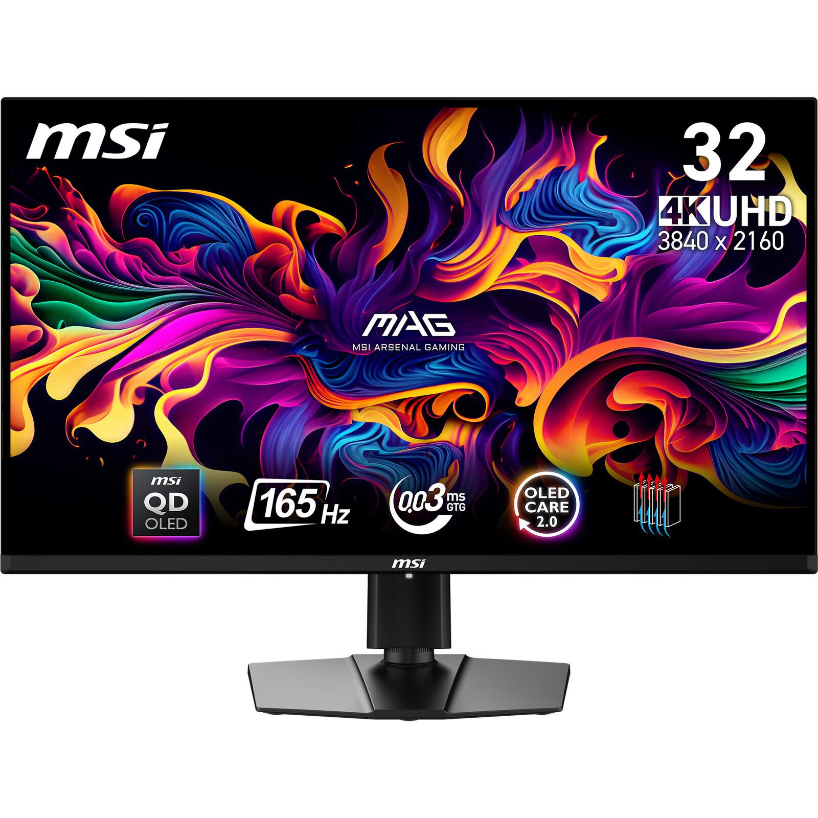 MSI MAG 321UPDE QD-OLED Gaming-Monitor 81,3 cm (32") 9S6-3DD39T-029