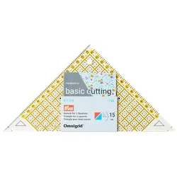 Prym Rollschneider-Lineal "Dreieck", in cm-Einheit, Größe: 12,5 x 24 cm