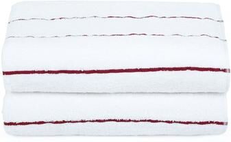 "Ample Decor Superior Cotton Beach Towel Absorbent Cabana Striped - 30"" x 68"""