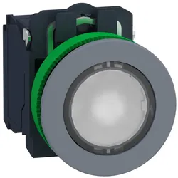 Schneider Electric XB5FWCUST04 Leuchtdrucktaster, Kunststoff, komplett, 30mm, kundenspezifisch via Konfigurator