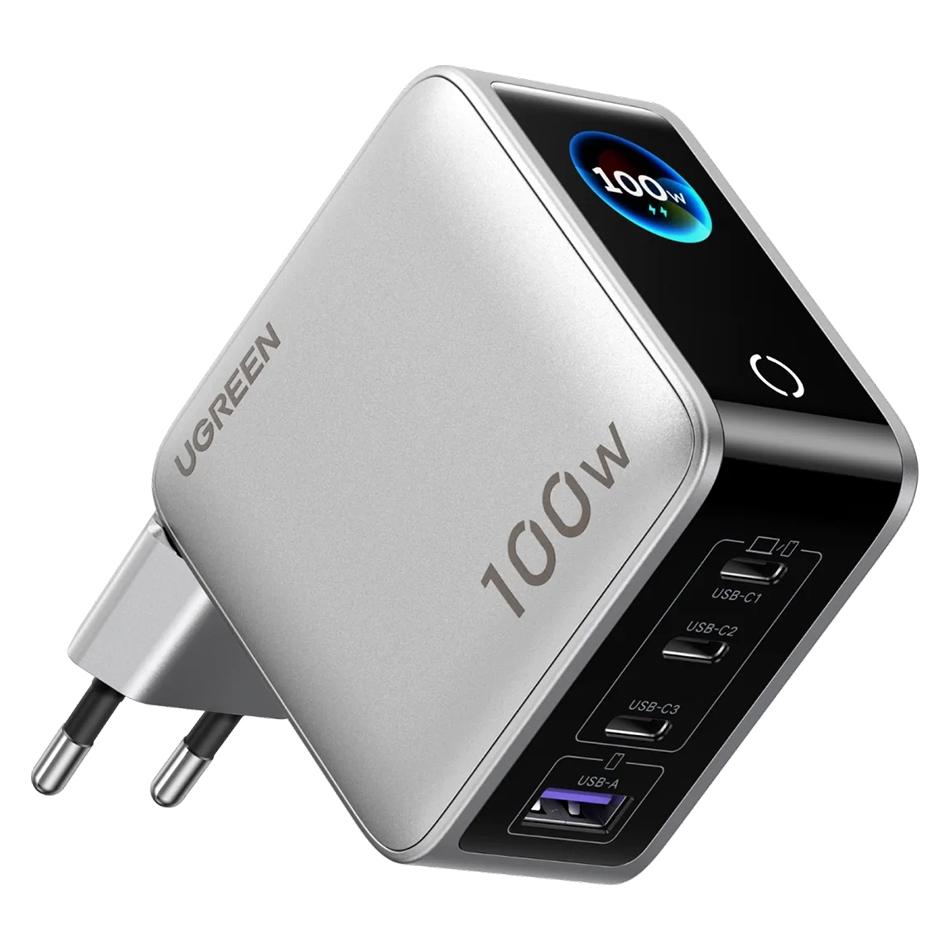 Ugreen Nexode Pro mit Display (100 W, 4 Ports) (95942B)