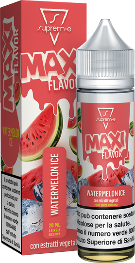 Suprem-e Watermelon Ice Maxi Flavor Liquido Shot Mix 20ml Anguria Ghiaccio