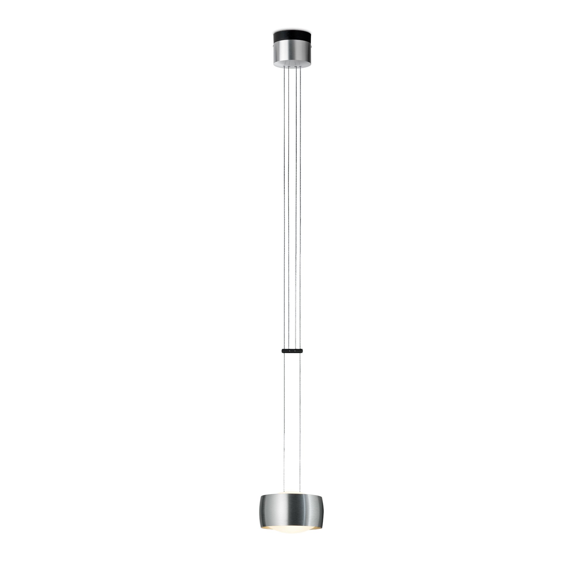 Oligo Grace LED Pendelleuchte (ein Pendel, aluminium gebürstet) ein Pendel | aluminium gebürstet G42-931-17-12