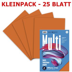 Staufen Kopierpapier Style Multifunktionspapier A4, 160g/qm, orange, 25 Blatt