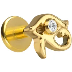 Titan Labret mit Innengewinde AUGE DES HORUS