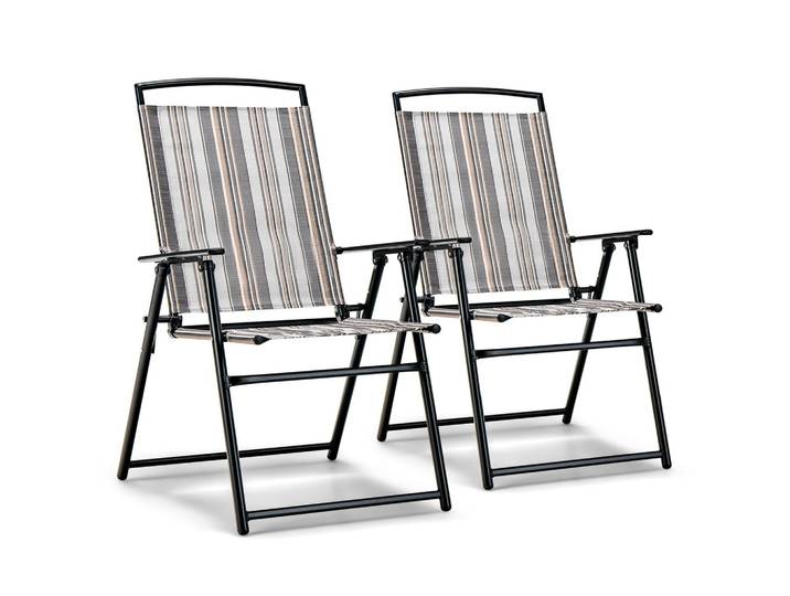 KLAPPSTUHL Grau (2er-Set)