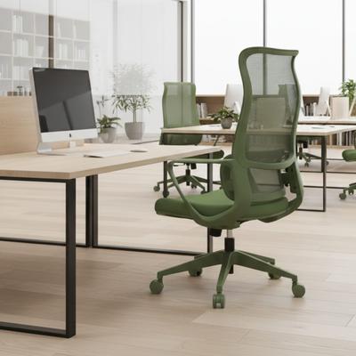 Ergonomic Mesh Fireproof Swivel Office Chair Up to 500LBS