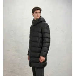 Blauer für Herren. 26WBLUK03050 Lange Carver Daunenjacke schwarz (L), Lässig, Polyamid