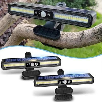 Uplifted Goods Clip On Solar Motion Sensor Light With 36 LEDs Waterproof Outdoor Security clamp Type 1pc