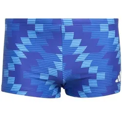 ADIDAS Badehose BOXER-BADEHOSE, FUSSBALL-INSPIRIERTE GRAFIK, Größe 7 in Blau Blau