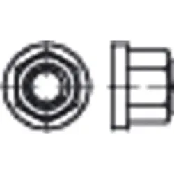 Sechskantmuttern mit Bund 1,5 d hoch, DIN 6331 Stahl 10 blank M30 SW46