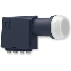 inverto IDLP-QTL413-PREMU-OPN Quattro LNB 40mm 0,2 dB Premium (Quattro LNB, 40mm), LNB, Schwarz