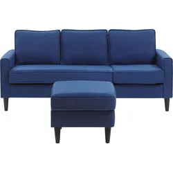 Beliani, Sofa + Bettsofa, Avesta (3-Sitzer)