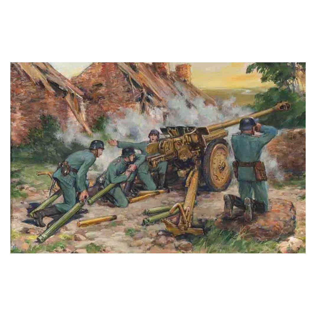 ICM 7,62cm Pak 36(r) with German Crew (35801)