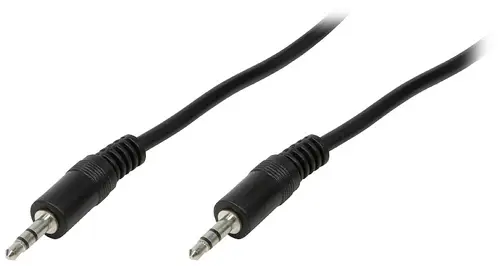 LogiLink CA1050 Klinke Audio Anschlusskabel 2.00 m Schwarz (matt)