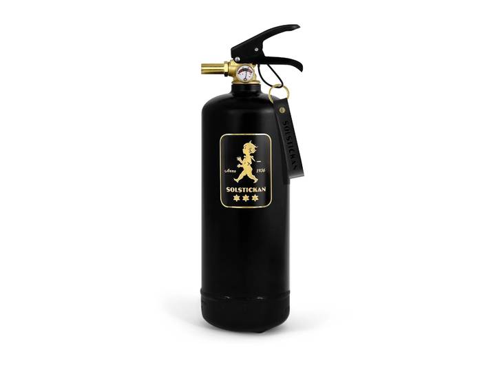 Solstickan Design Solstickan brandblusser 2 kg Zwart-goud