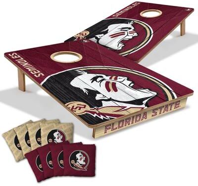 Skip's Garage Florida State Seminoles NCAA Tailgate Cornhole Board Set
