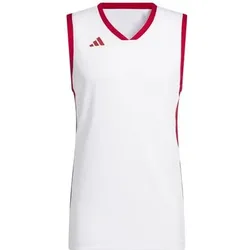 ADIDAS Herren Trikot 3G Speed Basketballtrikot zum Wenden, Größe L in Weiß Weiß