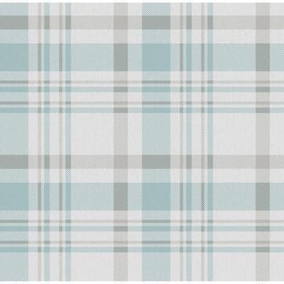 Galerie Wallcoverings Spring Blossom Check Plaid Non-woven Matte Wallpaper Roll