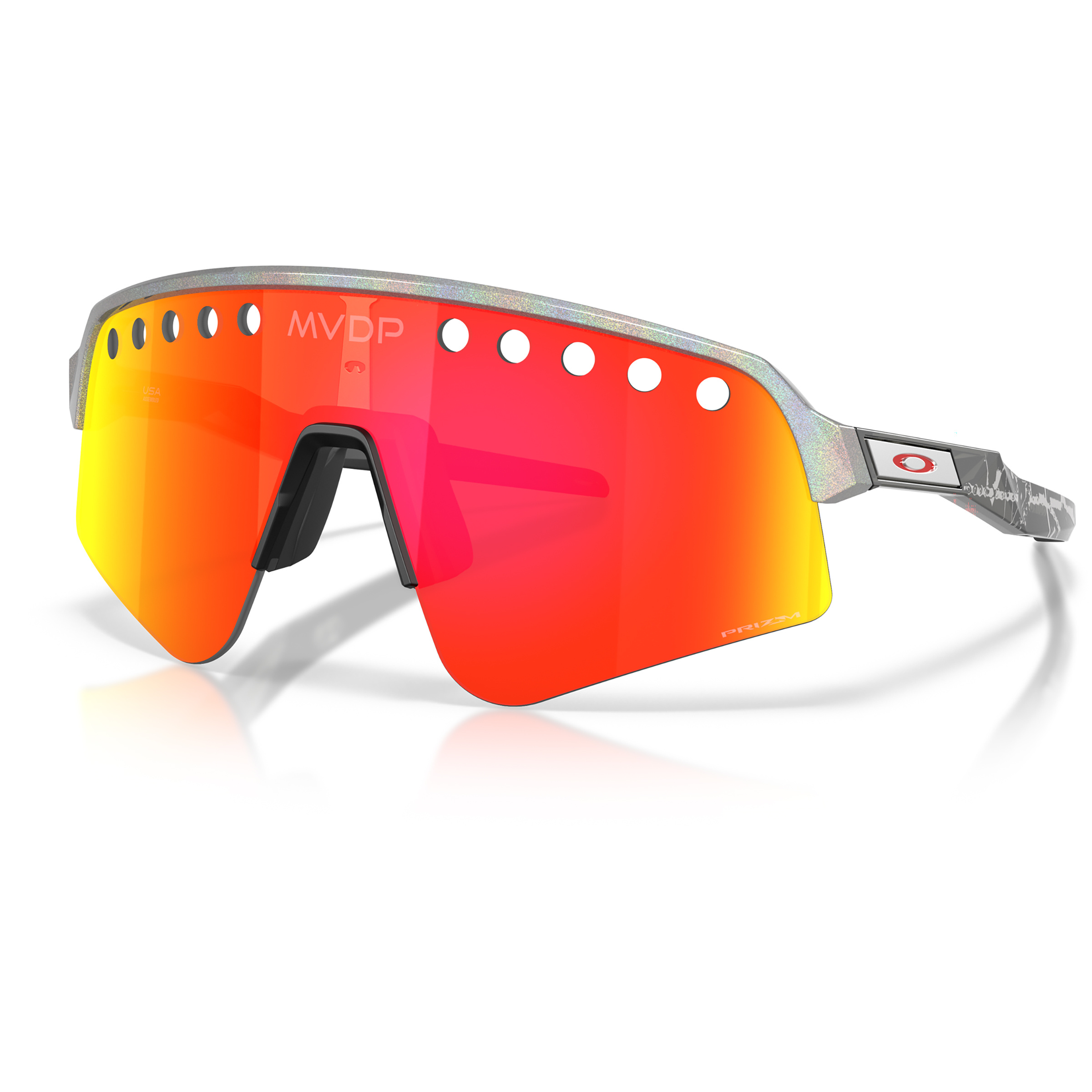 Oakley Sutro Lite Sweep Sonnenbrille Sportbrillen & Sportsonnenbrillen space dust-prizm ruby Trekking