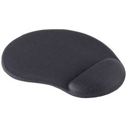 hama 00126855 Mauspad Ergo Mini, Schwarz